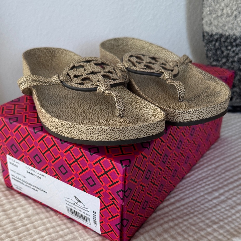 Tory Burch Gold Sandals